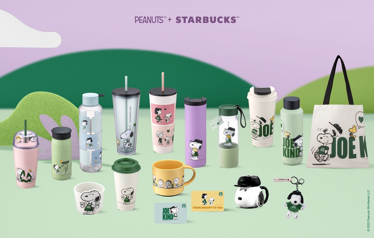 台湾スタバ】 「PEANUTS」と「STARBUCKS」のコラボ『Joe Kind Snoopy