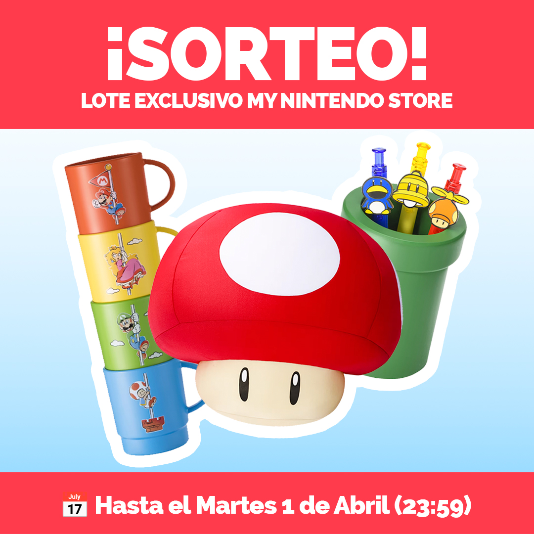 ¡SORTEO! Comparte tu mejor momento con Nintendo Switch y gana un lote exclusivo de My Nintendo Store 🎁

3 Pasos:
1️⃣ Sígueme
2️⃣ Repostea el sorteo
3️⃣ Comparte un clip o captura de tu momento favorito + #MiMomentoNintendoSwitch + <a href="/EpicRayBacon/">Ray Bacon</a> 

📍 Solo España
