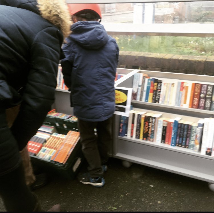 5 years ago today.

Thinking of the 5th anniversary of the Covid-19 lockdown, as we closed the library on 19th March 2019 (ahead of the official order) we took this last picture as we shut the front doors.

We left free books outside and a family chose from the selection.