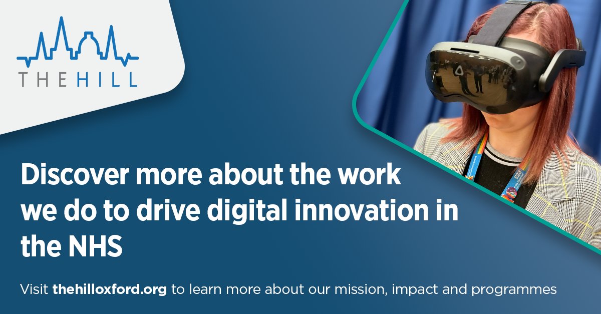 As a #digital #health catalyst embedded in an #NHS trust, we work towards fostering a culture of #innovation in the NHS. 

Read more about how we do this on our website: thehilloxford.org/about/