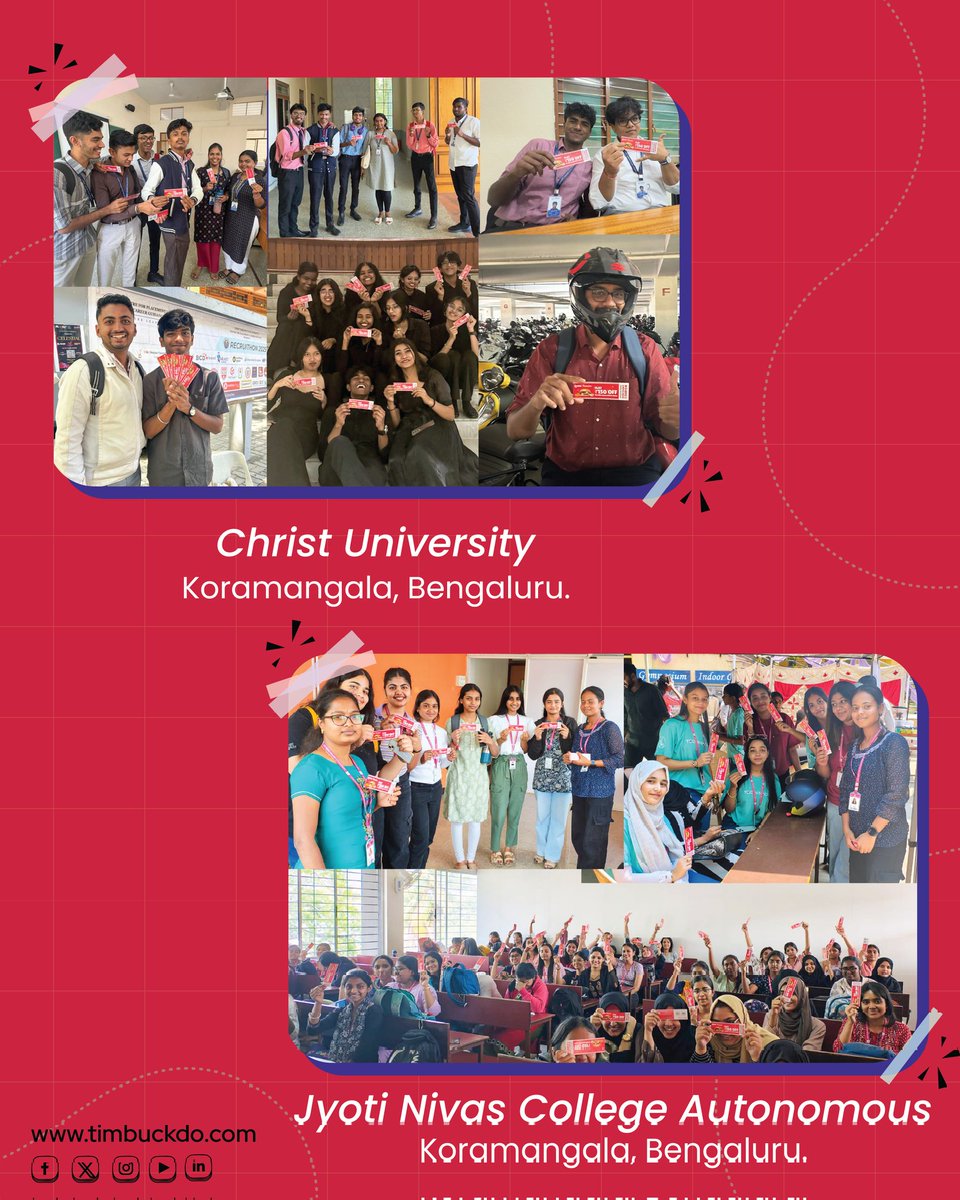 Timbuckdo_app's tweet image. Leon's India X TimBuckDo! Now Serving! 🍕✨

Exclusive student discount coupons are live at select colleges—trust us, the hype (and food) is real! 🤩

Shoutout to our Campus Ambassadors for making this a hit! Want this deal at your campus? Drop a comment or DM us!

#StudentDeal