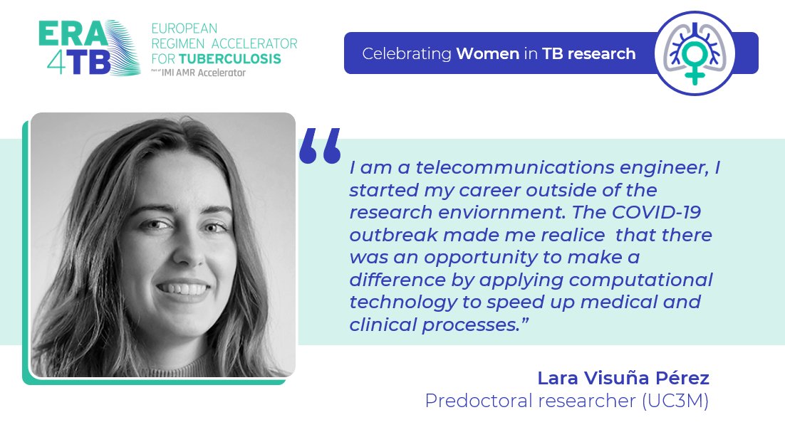 ERA4TB Project (@imi_era4tb) on Twitter photo Lara V. a Predoctoral Researcher at <a href="/uc3m/">UC3M</a> explains how she ended up working in TB research and why it is important for women to be involved in TB research and drug development.
Read more about Lara's work and her role in ERA4TB here: lnkd.in/egARcDfN
#IWD2025 Lara V. a Predoctoral Researcher at <a href="/uc3m/">UC3M</a> explains how she ended up working in TB research and why it is important for women to be involved in TB research and drug development.
Read more about Lara's work and her role in ERA4TB here: lnkd.in/egARcDfN
#IWD2025