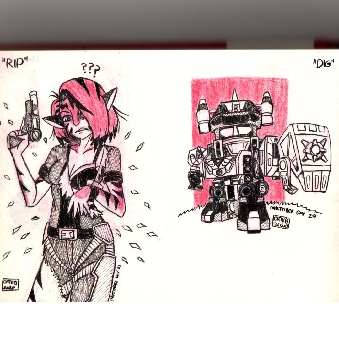 ortebcalain's tweet photo. More from my 2020 #sketchbook: the #inktober ones. Bits of my OC #RimaSartikaSondaica and #EstiTheAndroid a bit 🌶️🌶️🌶️ on the last pic though.

#characterdesign #originalcharacter #inktober2020 #sketch #sketchbookist #sketchbookartist https://t.co/MOujfgEfDn