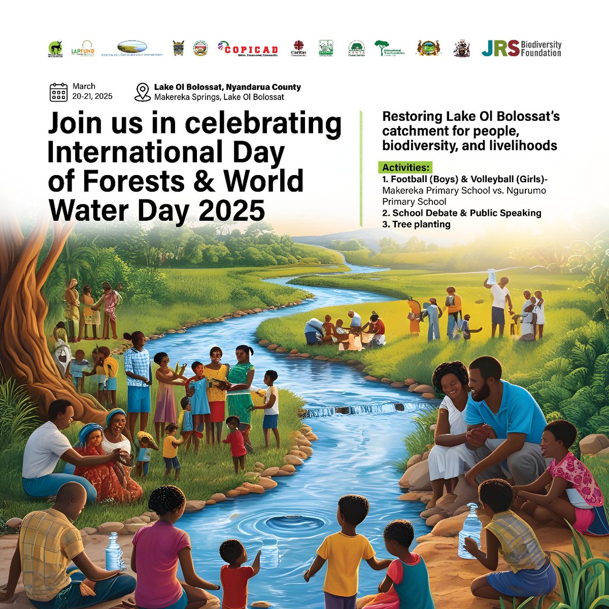 🌍💧🌳 Join us in celebrating #InternationalDayOfForests &amp; #WorldWaterDay 2025! Let’s come together as a community to raise awareness, take action, and protect our forests and water. Together, we can make a big impact! 🌱💦 #Sustainability #Conservation #CommunityAction
