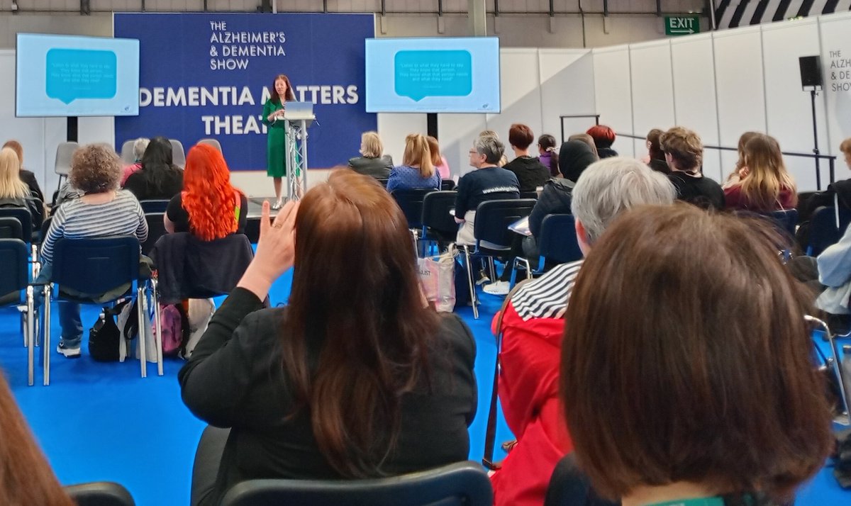 Dr Catrin Hedd Jones (@catrinhedd) on Twitter photo Full house for the talk by <a href="/Hannahdementia/">Consultant Admiral Nurse Children & Young People</a> at #alzheimersshow Full house for the talk by <a href="/Hannahdementia/">Consultant Admiral Nurse Children & Young People</a> at #alzheimersshow