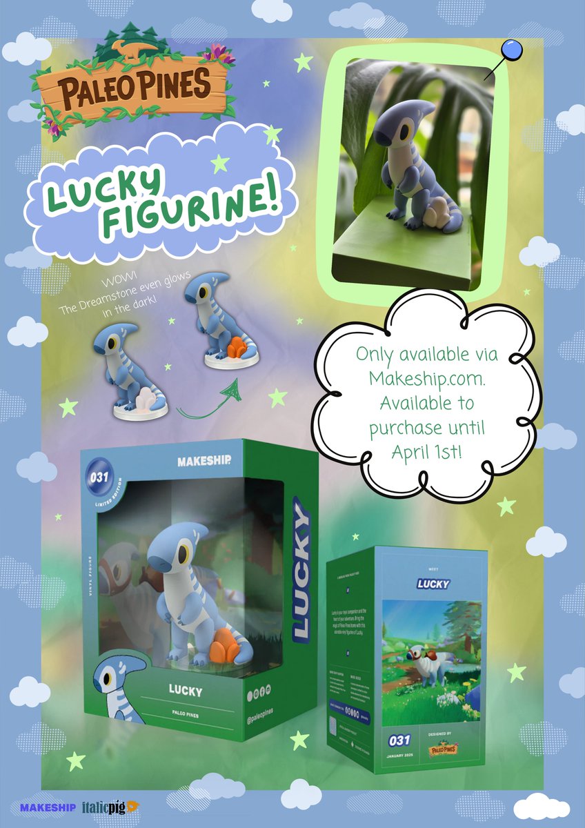 Make your day extra Lucky by grabbing a Lucky figurine on <a href="/Makeship/">Makeship</a>! 💙 bit.ly/3XGXSRl