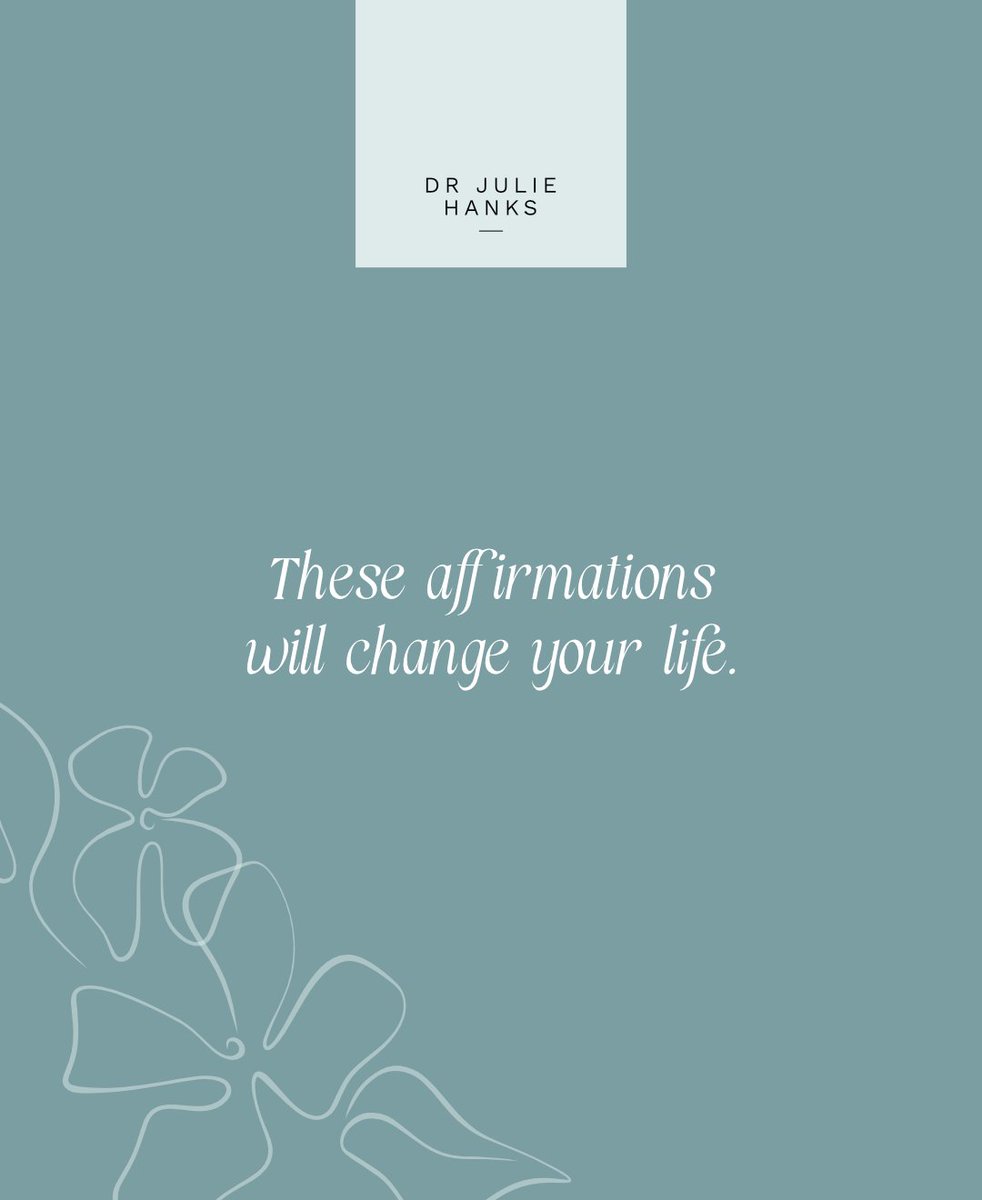 drjdeazevedo's tweet photo. Positive affirmations help reshape unhelpful thought patterns, strengthen self-compassion, and build resilience. They can support emotional well-being and promote a more balanced mindset.

Need more affirmations? ⬇️
https://t.co/j4bTENewz0 https://t.co/rVOqyUM3Oq