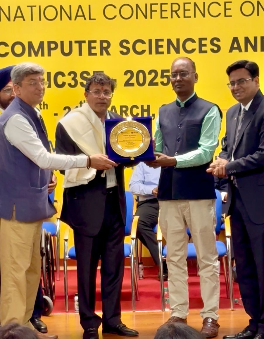 Prometheus_Edu's tweet image. Honored and Proud!

We are thrilled to share that Mr. Mukesh Sharma, Founder Chairperson and CEO has been awarded the Amity Excellence Award at the International Conference on Innovation, Computer Sciences, and Engineering (IC3SE 2025) hosted today at Amity University.