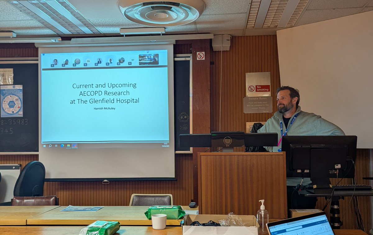 CERS Research (@cersresearch) on Twitter photo 📸 THIS MORNING - Dr Hamish McAuley discussing exciting upcoming AECOPD trials at Glenfield Hospital 🫁 🔬(<a href="/Leic_hospital/">Leicester's Hospitals</a>) 📸 THIS MORNING - Dr Hamish McAuley discussing exciting upcoming AECOPD trials at Glenfield Hospital 🫁 🔬(<a href="/Leic_hospital/">Leicester's Hospitals</a>)