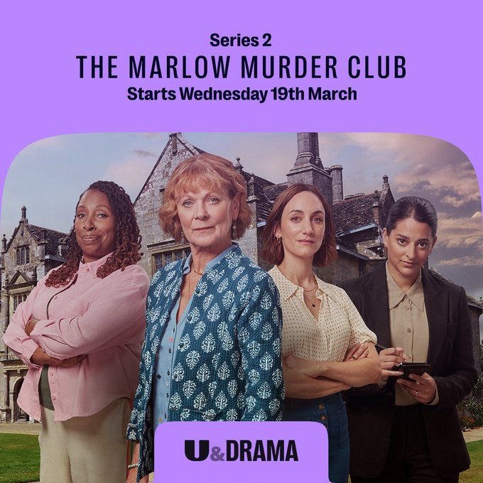 Hurrah! FINALLY the show I've waited since S1 for a S2 to appear has landed on <a href="/UKTVPlay/">U</a> (aka U) for streaming 
With the FAB <a href="/therealjomartin/">jo martin</a> Samantha Bond, Cara Hogan &amp; <a href="/dew_natalie/">Natalie Dew</a>!

Already 20mins in and loving it! 

Now about Series 3 ladies 😆