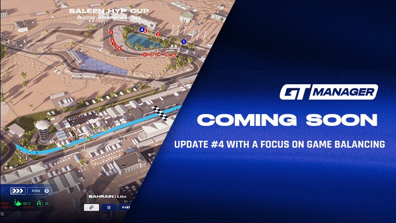 🚨 GT Manager update #4 is coming soon with major improvements !
 Get ready to push your limits 🔥 !

 👉 Follow the link to stay tune for the complete list of improvements coming with the update #4 : lnkd.in/eXuAPebw