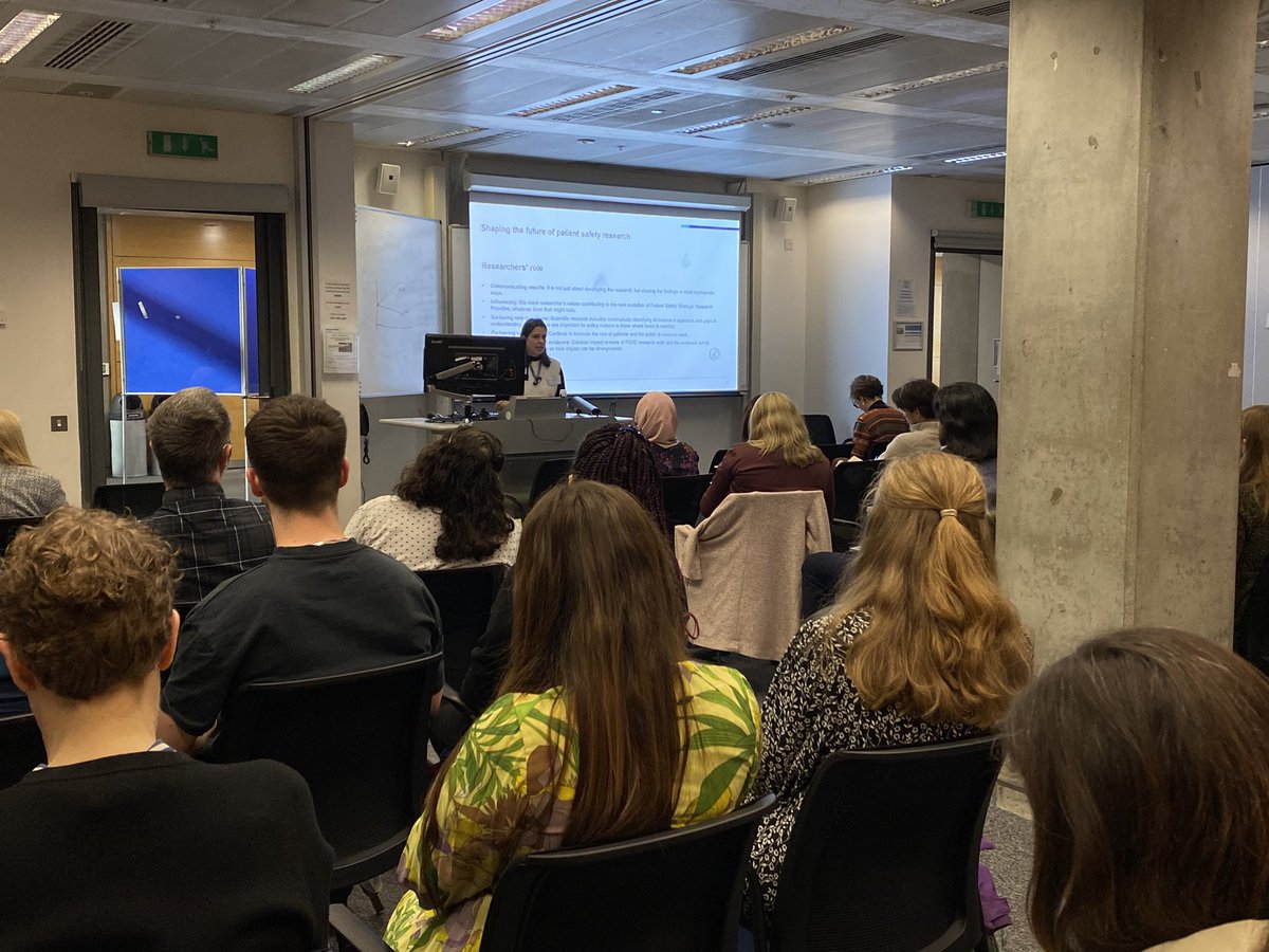 NIHR PSRC Network (SafetyNet) (@nihrpsrcs) on Twitter photo We're delighted to be hearing from Dr Kelsey Flott, Deputy Director of Patient Safety at <a href="/NHSEngland/">NHS England</a>, on the National Patient Safety Research Priorities.
#SafetyNetPhDstudents #PhDnetworking #patientsafety #healthresearch #NIHR We're delighted to be hearing from Dr Kelsey Flott, Deputy Director of Patient Safety at <a href="/NHSEngland/">NHS England</a>, on the National Patient Safety Research Priorities.
#SafetyNetPhDstudents #PhDnetworking #patientsafety #healthresearch #NIHR