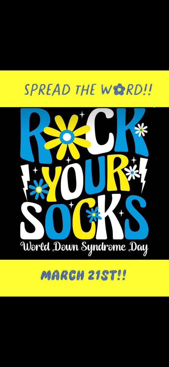 This Friday March 21st is World Down Syndrome Day! 💙💛🧦🧦<a href="/TheRock/">Dwayne Johnson</a>