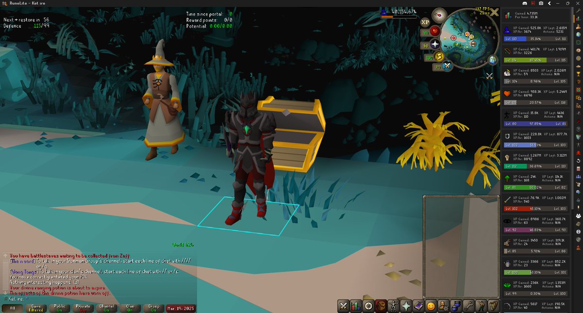 Blood torva done, computer ran out of ink when tryna screenshot levithan idk why
Over 100m in orbs, also did duke naked