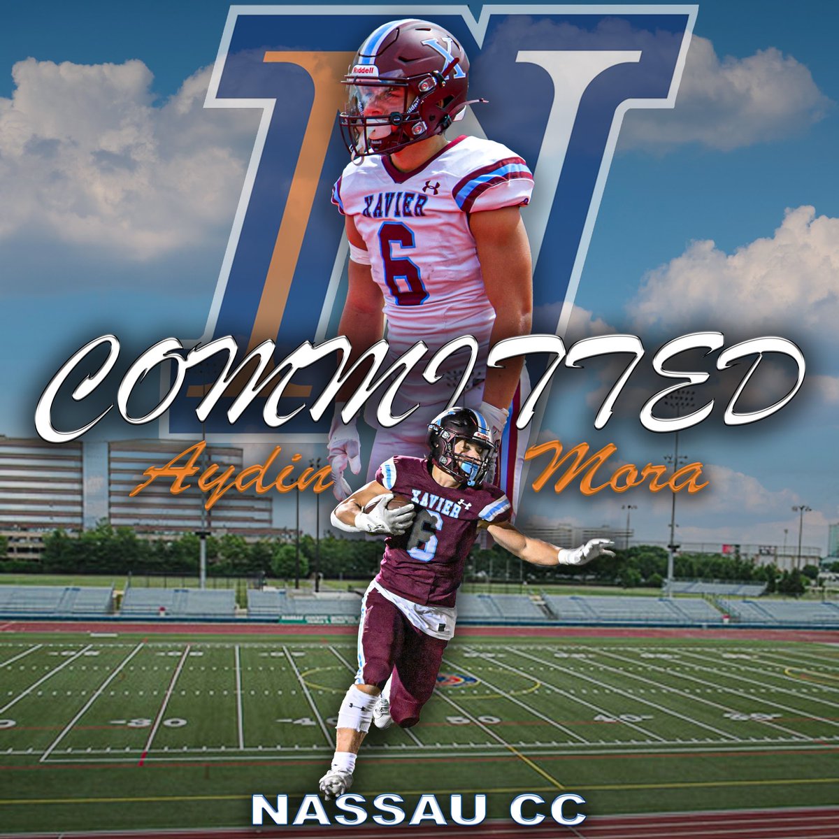 mora_aydin's tweet photo. Excited to announce my commitment to @lionsncc Football Program. I am extremely thankful for the opportunity and everyone who helped me to get here.

@_DomDeFalco @CoachRennison @JosephLozito https://t.co/n8ZcWScnxZ
