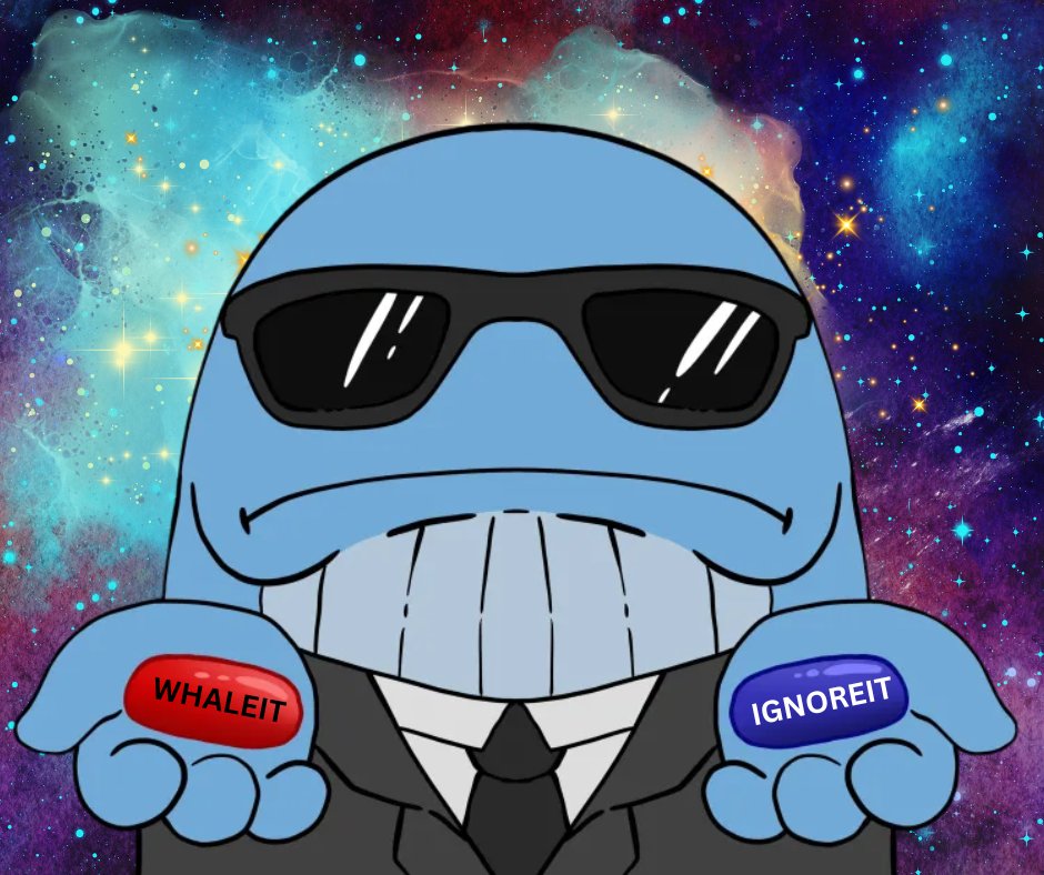 🔵 BLUE PILL: Ignore the $WHALEs. Stick to your usual trades, play it safe. You’ll never get rekt, but you’ll never make history either.

🔴 RED PILL: Become the $WHALE. Accumulate, dominate, and dictate the tides. $WHALE isn’t just a meme, it’s a movement. 

#WHALEIT