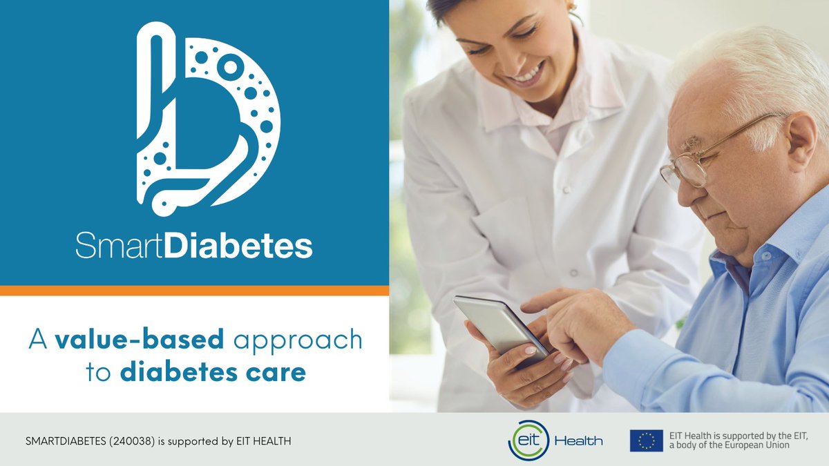 IDFEuropeBXL's tweet photo. 🔷Funded by @EITHealth, #SmartDiabetes aims to improve health outcomes for people living with #diabetes through a value-based care model.

As project partner, IDF Europe represents the perspective of PwD &amp; supports dissemination activities.

➡️Learn more: https://t.co/MSLpCaWSus https://t.co/GQTyIEC8PI