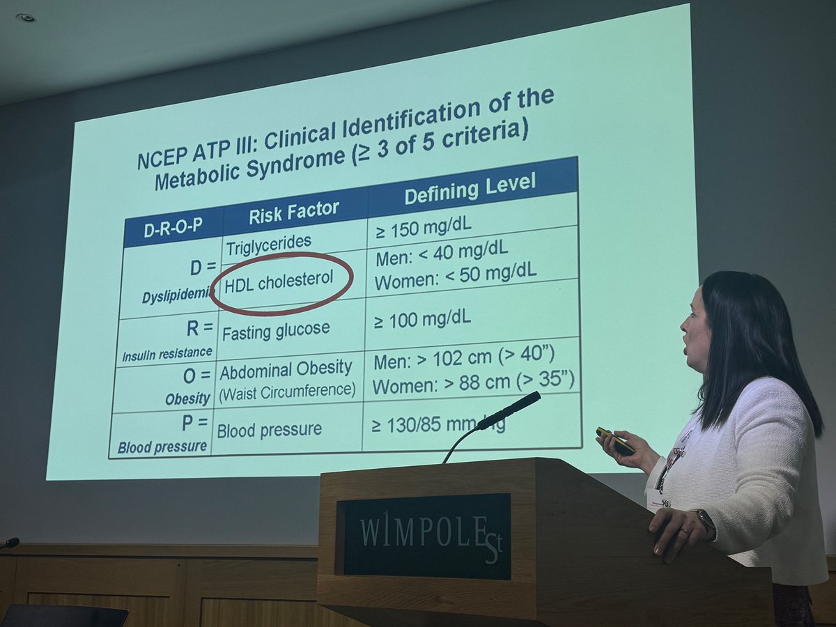Zurich Heart House (ZHH) (@zhh_ch) on Twitter photo Prof McGillicuddy:
👉#obesity = assoc w/ immune cell infiltration
👉HDL-proteosome = biomarker of #cardiometabolic #inflammation
👉#Metabolic health index (#MHI)➡️aids Mx & #risk stratification➡️helps target those @⬆️risk
<a href="/zhh_ch/">Zurich Heart House (ZHH)</a> <a href="/TomLuscher/">CardioTomLuscher</a> <a href="/MichaelPapadak2/">Prof Michael Papadakis</a> <a href="/eleanorwicks/">Eleanor C Wicks</a> Prof McGillicuddy:
👉#obesity = assoc w/ immune cell infiltration
👉HDL-proteosome = biomarker of #cardiometabolic #inflammation
👉#Metabolic health index (#MHI)➡️aids Mx & #risk stratification➡️helps target those @⬆️risk
<a href="/zhh_ch/">Zurich Heart House (ZHH)</a> <a href="/TomLuscher/">CardioTomLuscher</a> <a href="/MichaelPapadak2/">Prof Michael Papadakis</a> <a href="/eleanorwicks/">Eleanor C Wicks</a>