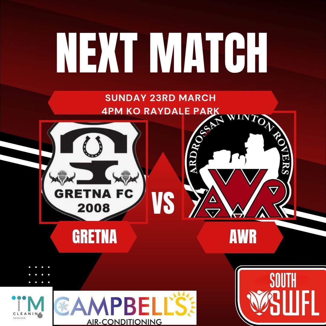 Next up, we’re off on a long trip to Gretna this Sunday for a 4 PM kickoff! ⚫️⚪️🔴 #monthewinton
