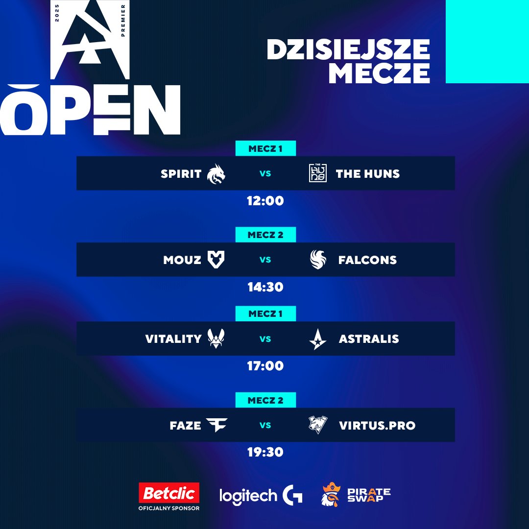 gam3rs_x (@gam3rs_x) on Twitter photo Noon is the perfect time to start a long session with Counter-Strike 2 😎
We're just about to start Blast Open Season 1 Lisbon! Tune in to the Polish broadcast carried out by GAM3RS_X!
🎙 <a href="/szeregowyOlaf/">Olaf Ostrowski</a> <a href="/CHERRY5pl/">CHERRY5</a> <a href="/mikolajpalimaka/">Mikołaj Palimąka</a> <a href="/LukaszPozyczek/">Łukasz Pożyczek</a> Noon is the perfect time to start a long session with Counter-Strike 2 😎
We're just about to start Blast Open Season 1 Lisbon! Tune in to the Polish broadcast carried out by GAM3RS_X!
🎙 <a href="/szeregowyOlaf/">Olaf Ostrowski</a> <a href="/CHERRY5pl/">CHERRY5</a> <a href="/mikolajpalimaka/">Mikołaj Palimąka</a> <a href="/LukaszPozyczek/">Łukasz Pożyczek</a>
