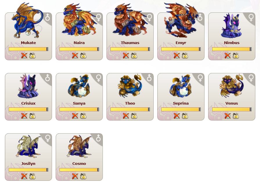 hey if anyone plays #flightrising ive got these fuckers for sale my lair id is 131230