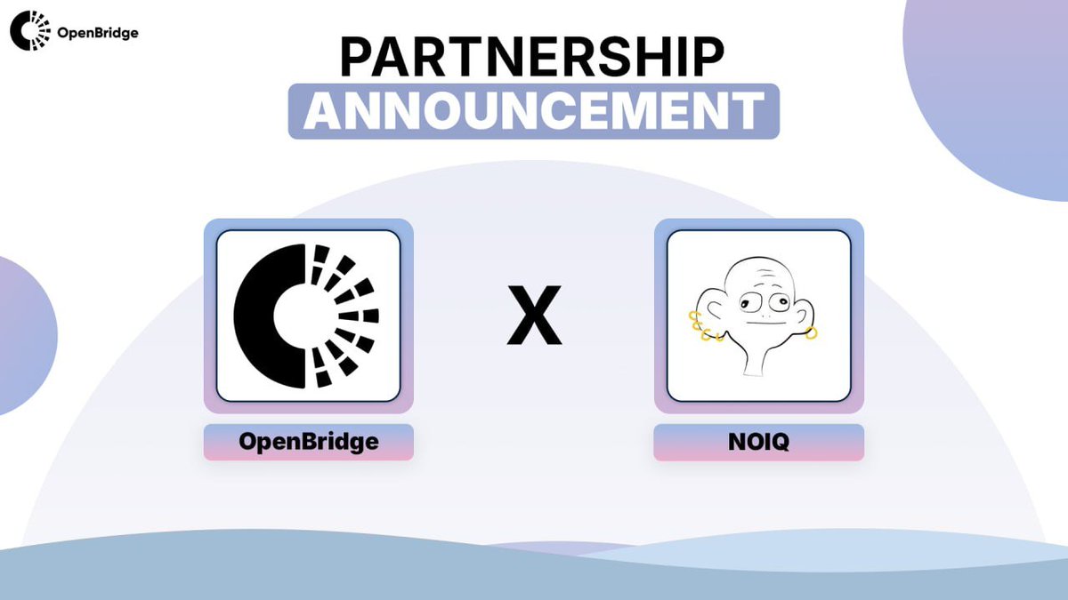 Open Bridge (@openbridgeai) on Twitter photo π Exciting Partnership Alert π
<a href="/OpenBridgeAI/">Open Bridge</a> x @NoIQHub
π OpenBridgeAI
β’ The first cross-chain decentralized oracle (DON)
β’ Empowers smart contracts with real-time, AI-validated data
β’ Ensures trust, scalability, and interoperability across blockchains
π Website: π Exciting Partnership Alert π
<a href="/OpenBridgeAI/">Open Bridge</a> x @NoIQHub
π OpenBridgeAI
β’ The first cross-chain decentralized oracle (DON)
β’ Empowers smart contracts with real-time, AI-validated data
β’ Ensures trust, scalability, and interoperability across blockchains
π Website: