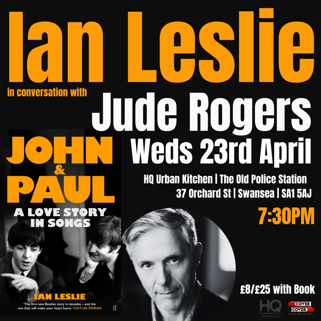 CovertoCoverUK's tweet photo. Now booking! Two great writers, two great nights, one great interviewer.

Bit of a coup getting them to Swanners, so get booking!

Info/Tix in bio...

https://t.co/nzrvvhO6yg https://t.co/jDtZ6J7cDF