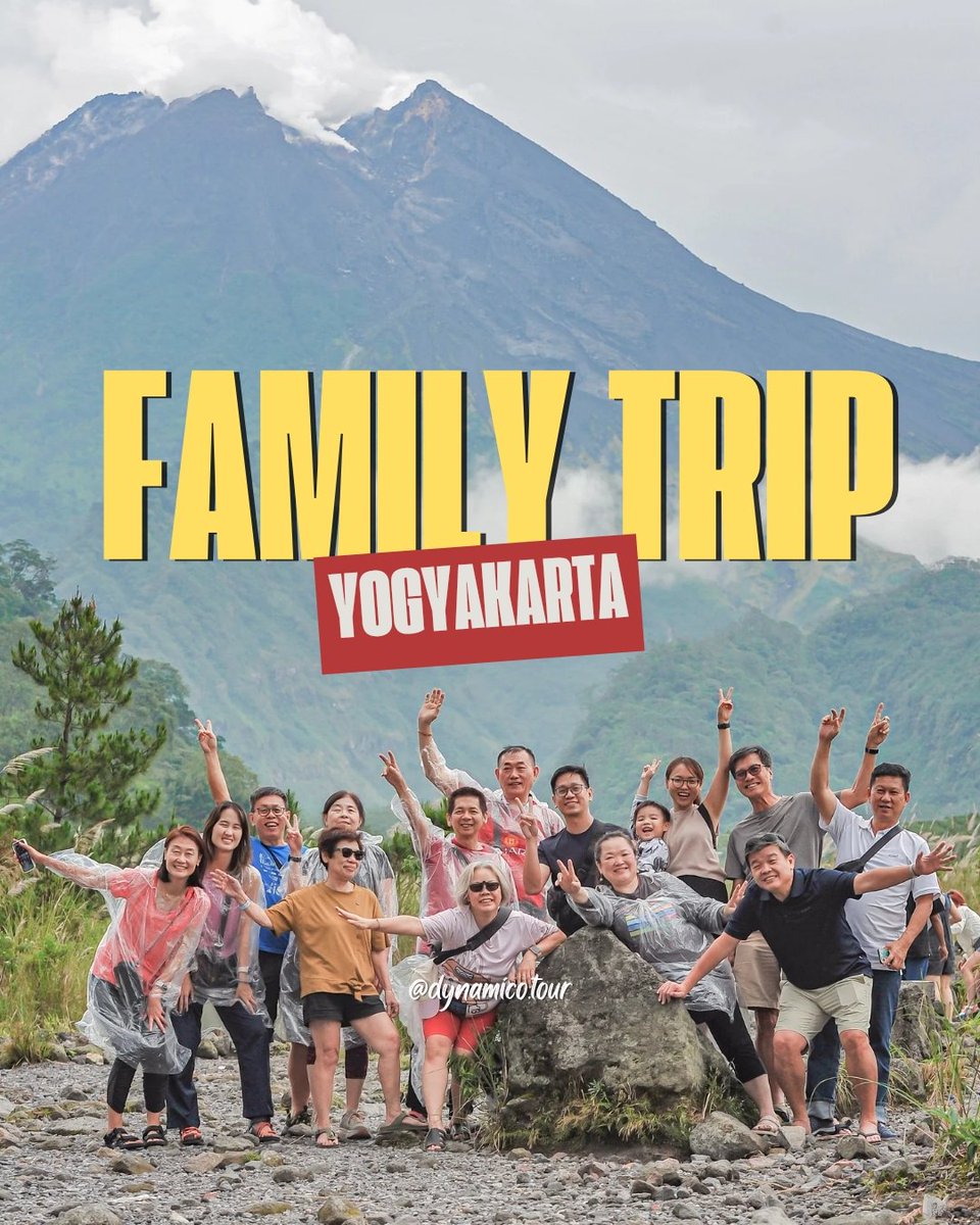 DynamicoTour's tweet photo. Thank you for traveling with us. Mr Lye Yew Ean and Family, from Singapore.  

Tour Yogyakarta 15 -17 Maret 2025

#visityogyakarta #jomjogja #jomyogyakarta #yogyakarta #borobudur #timangbeach #cavetubinggoapindul #jeeplavatour #keratonjogja #tamansariyogyakarta https://t.co/Od1qQucy2K