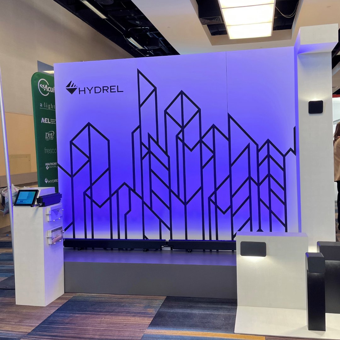 HydrelLighting's tweet photo. What a great first day for Hydrel at LEDucation 2025! We introduced Wander, the new pathway and step luminaire family. Tara Wahl, the sales director for Hydrel, interviewed by #EdisonReport, where she had the opportunity to talk to their readers about Wander. https://t.co/ppPTujMYK4