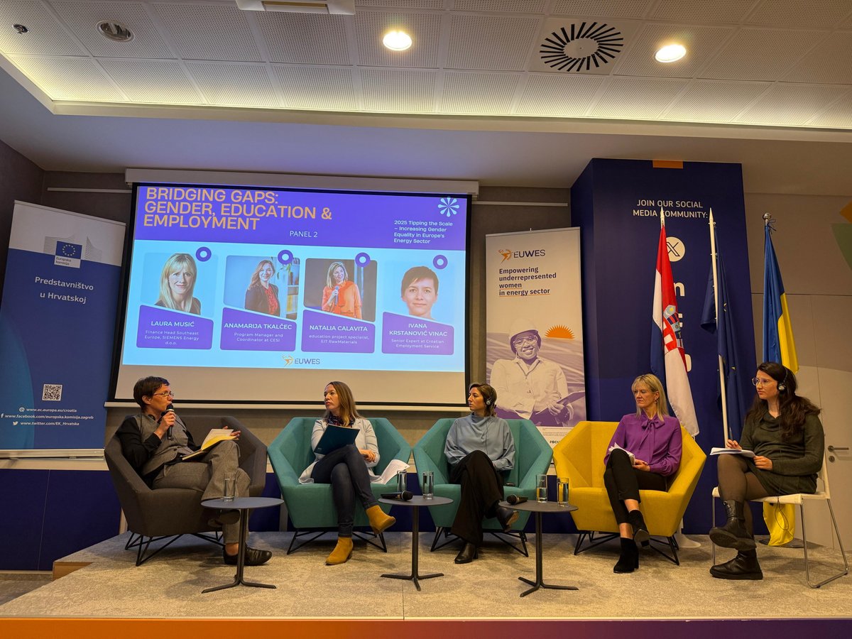 ⚡️🚺Eno izmed sklepnih dejanj projekta #EUWES je bila zaključna konferenca v Zagrebu, na kateri smo izpostavili, da so za doseganje enakosti spolov potrebne sistemske spremembe na področju izobraževanja, zaposlovanja in javnih politik.

🔗focus.si/kako-spodbudit…