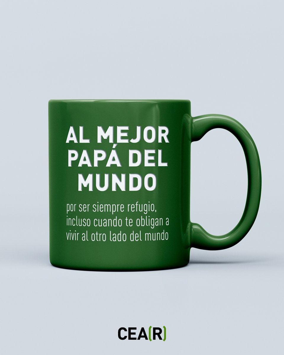 🫂 Esta taza está dedicada especialmente a todos los padres que se convierten en refugio cuando parece que todo se desmorona. Ojalá todos pudieran abrazar a sus hijos/hijas un día como hoy. 

¡Feliz día del Padre! 💚

👉🏾cear.es/el-abrazo-mas-…👈🏾

#ElAbrazoMásEsperado