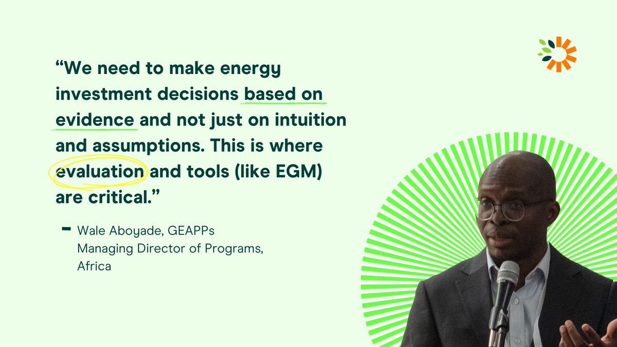 EnergyAlliance's tweet photo. Monitoring and measuring is crucial to making the right choices and #changeenergytogether. This is the observation made by GEAPP's Managing Director of Programs Africa at the #SeforAllForum. https://t.co/6rNRibyJfx