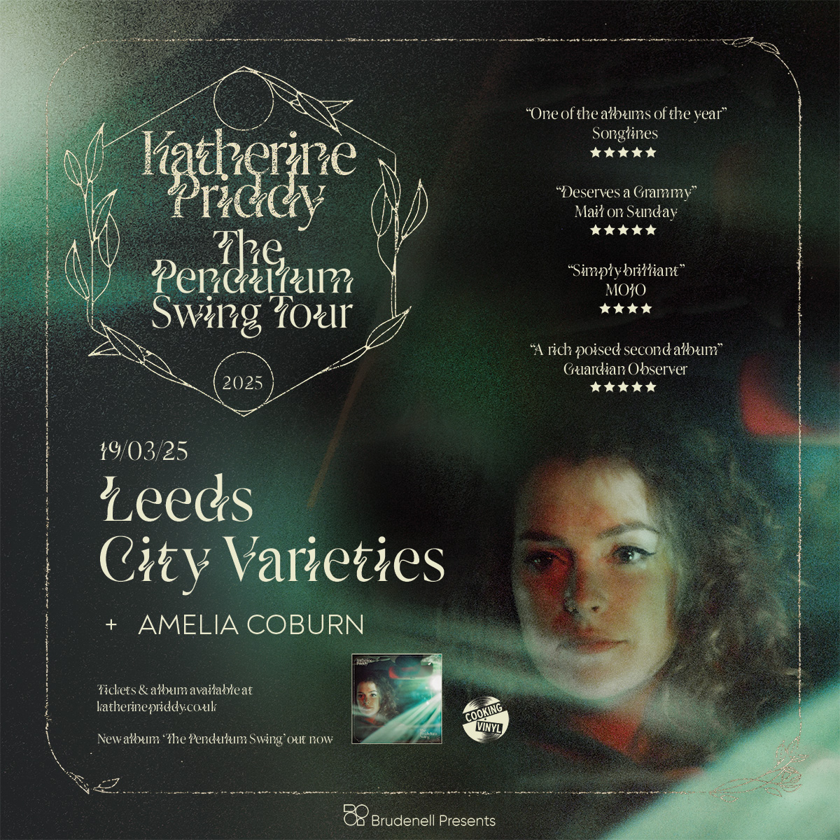 Brudenell Presents (@brudpresents) on Twitter photo Tonight’s the night! 🌙 Joining <a href="/KatherinePriddy/">Katherine Priddy</a> at the stunning <a href="/CityVarieties/">City Varieties Music Hall</a> is the incredible Folk Noir songstress <a href="/amelia_coburn/">Amelia Coburn</a> ✨
Grab your last-minute tickets now below. 👇
➡️ bit.ly/KatherinePridd… Tonight’s the night! 🌙 Joining <a href="/KatherinePriddy/">Katherine Priddy</a> at the stunning <a href="/CityVarieties/">City Varieties Music Hall</a> is the incredible Folk Noir songstress <a href="/amelia_coburn/">Amelia Coburn</a> ✨
Grab your last-minute tickets now below. 👇
➡️ bit.ly/KatherinePridd…