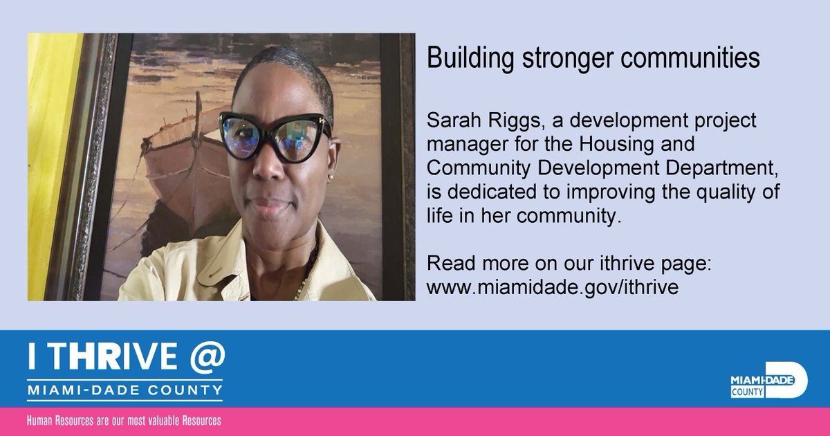 MiamiDadePIOD's tweet image. Our employees are #thriving
#WorkHereThriveHere