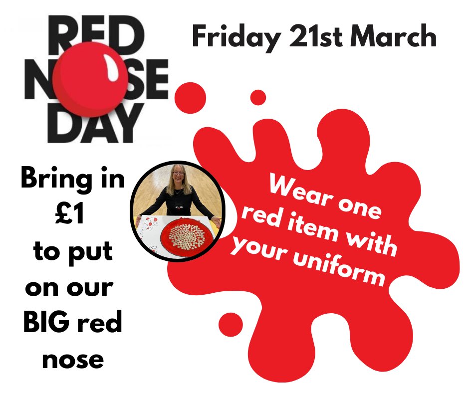 Please help us support Red Nose Day on Friday!
