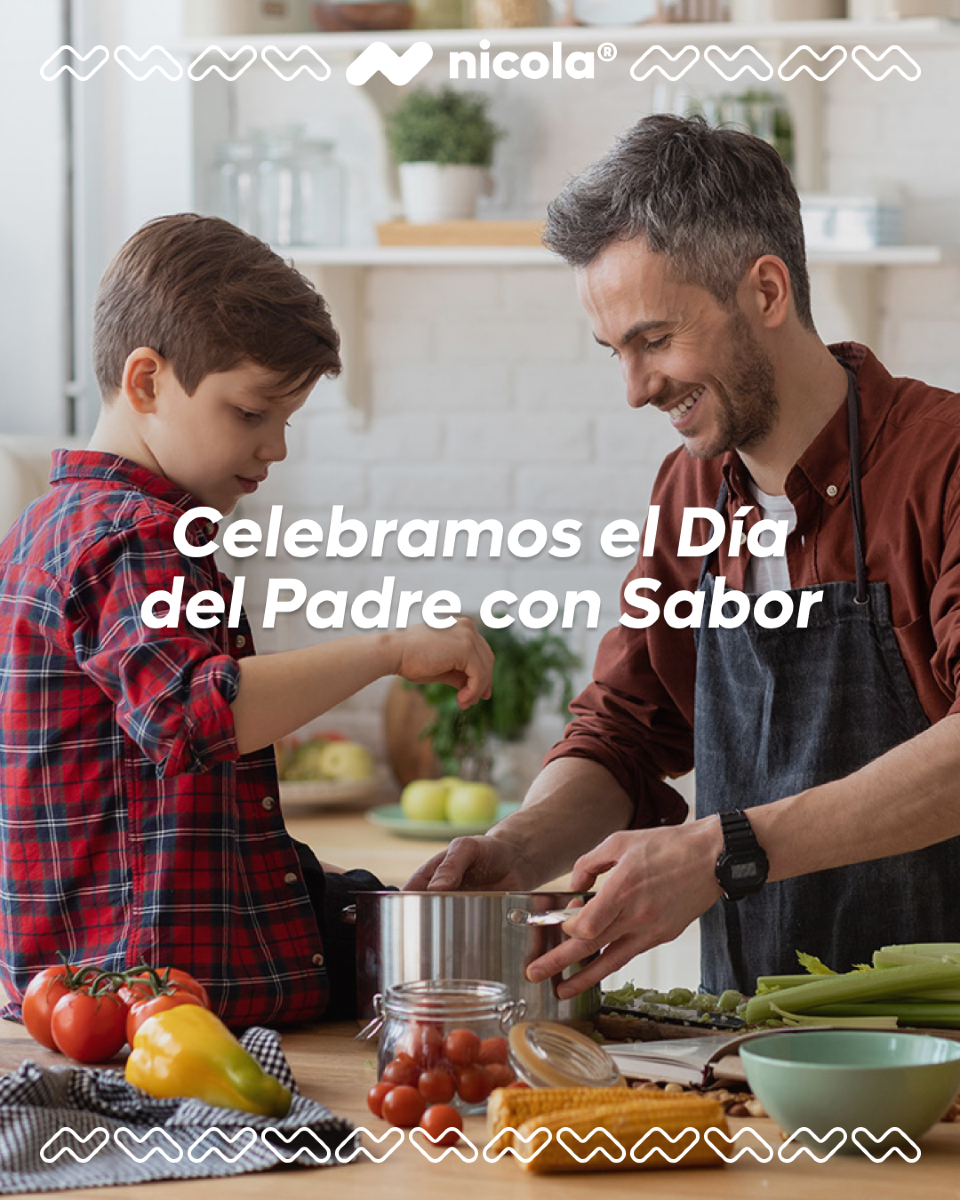 👨‍👧‍👦✨ Este Día del Padre, celebremos con lo mejor: momentos en familia y sabores que nos unen.
 Porque cada bocado con Conservas Nicola lleva el cariño de siempre y el sabor auténtico de nuestra tierra. ❤️

¡Feliz día a todos los papis!

#DíaDelPadre #ConservasNicola