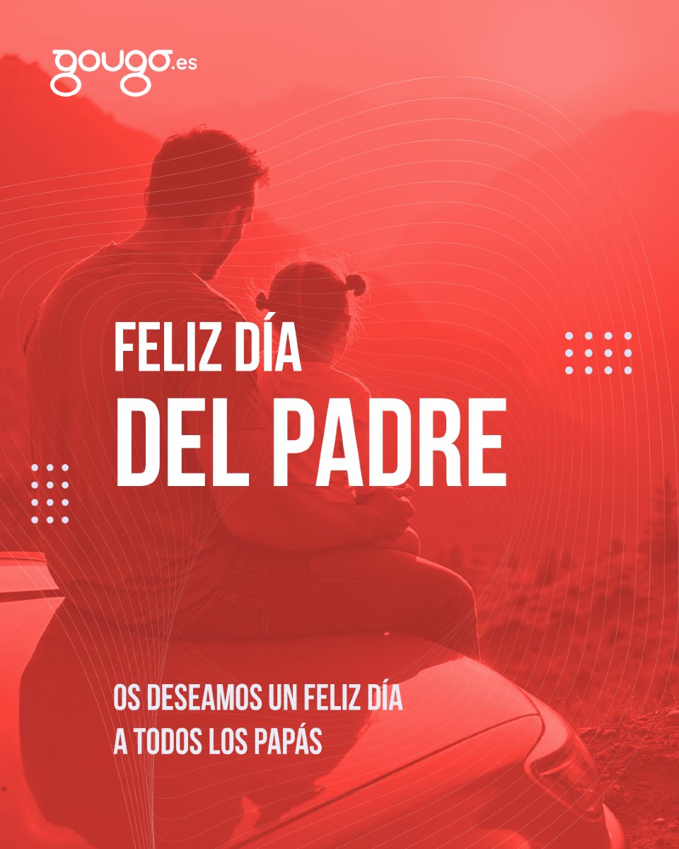 🎉 ¡Desde gougo.es os deseamos un feliz #DíadelPadre! 

Porque no importa si tu padre es más de clásicos, deportivos o SUV... lo que de verdad cuenta es que siempre ha estado ahí para llevarte donde necesitas. ❤️

#FelizDíaDelPadre #gougoes