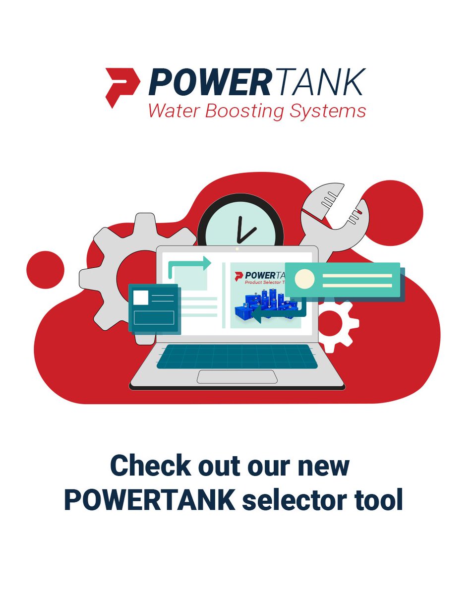 Struggling with low water pressure or poor flow issues? POWERTANK is the answer! 🚿

The POWERTANK selector tool helps to provide you with recommendations on which POWERTANK is right for you 💦
 
Try it out today!  💪

#PumpExpress #Powertank #WaterBoosting #PressureBoosting