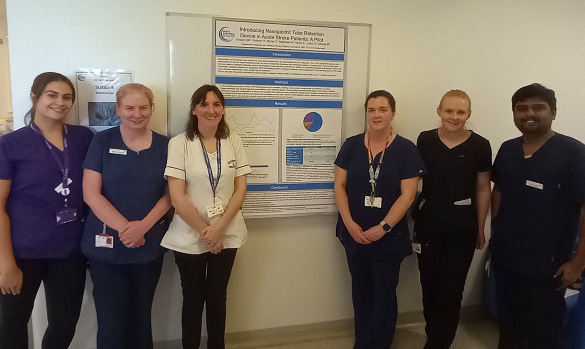 Launch of the Irish National Audit of Stroke National Report 2023

Anne Marie Grogan, Senior Dietician, Our Lady of Lourdes Hospital, Drogheda presents their QI Project 'Introducing nasogastric tube retention device in acute stroke patients: a pilot'.

The group found that the