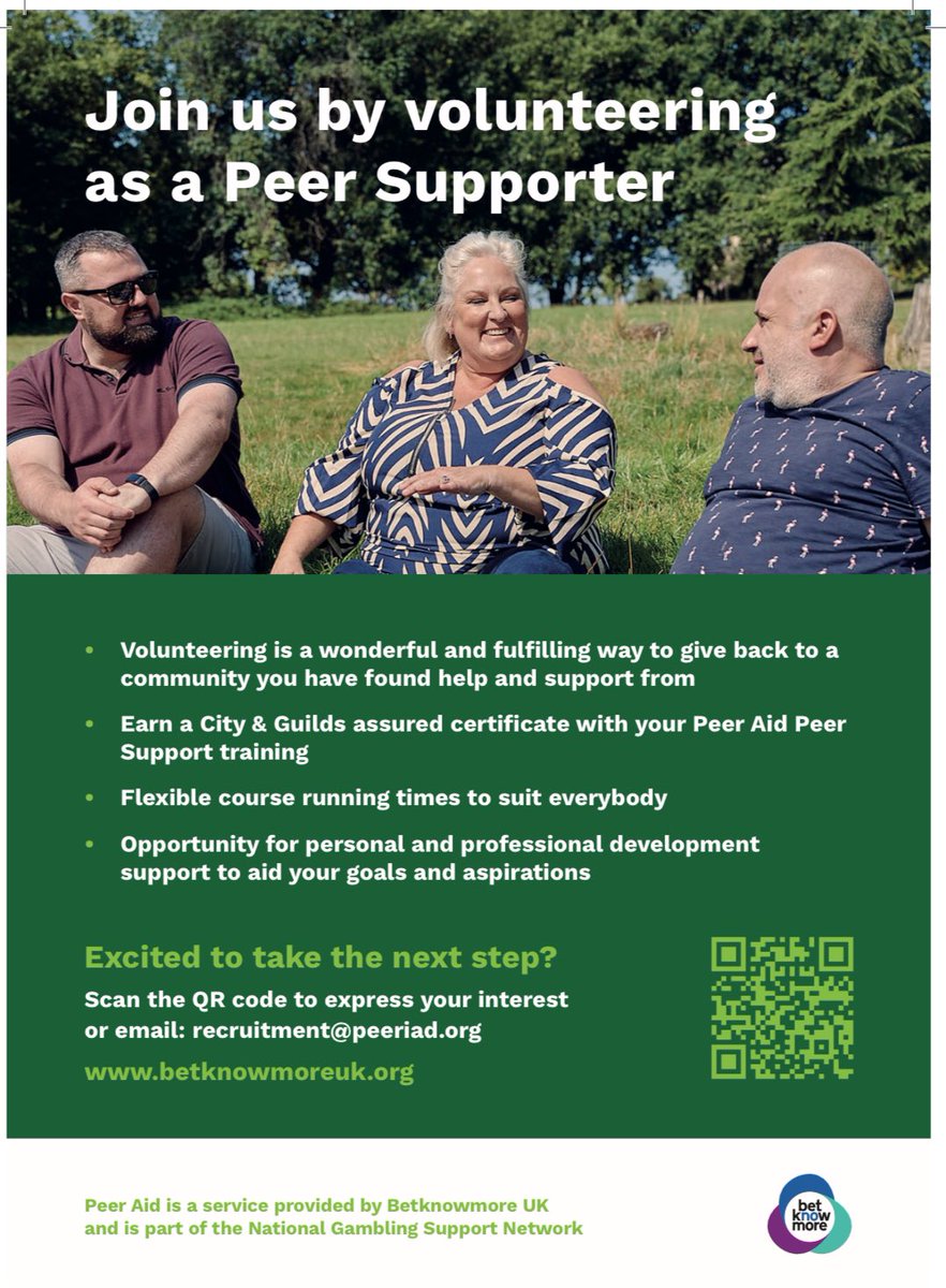 Have you experienced gambling harm and now find yourself in sustained recovery?Have you been harmed by another persons gambling as an Affected Other?How about doing something amazing and turn that negative into a positive by volunteering?

Click link below
airtable.com/appRbExR6LfZBW…