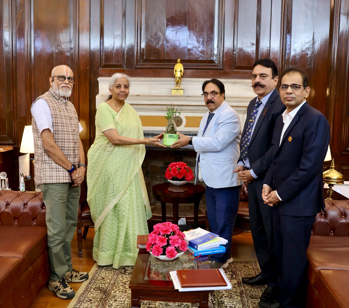 Nirmala Sitharaman Office (@nsitharamanoffc) on Twitter photo Delegation led by Shri Bibhuti Bhusan Nayak, President - The Institute of Cost Accountants of India (<a href="/ICMAICMA/">The Institute of Cost Accountants of India</a>), calls on Smt <a href="/nsitharaman/">Nirmala Sitharaman</a>. Delegation led by Shri Bibhuti Bhusan Nayak, President - The Institute of Cost Accountants of India (<a href="/ICMAICMA/">The Institute of Cost Accountants of India</a>), calls on Smt <a href="/nsitharaman/">Nirmala Sitharaman</a>.