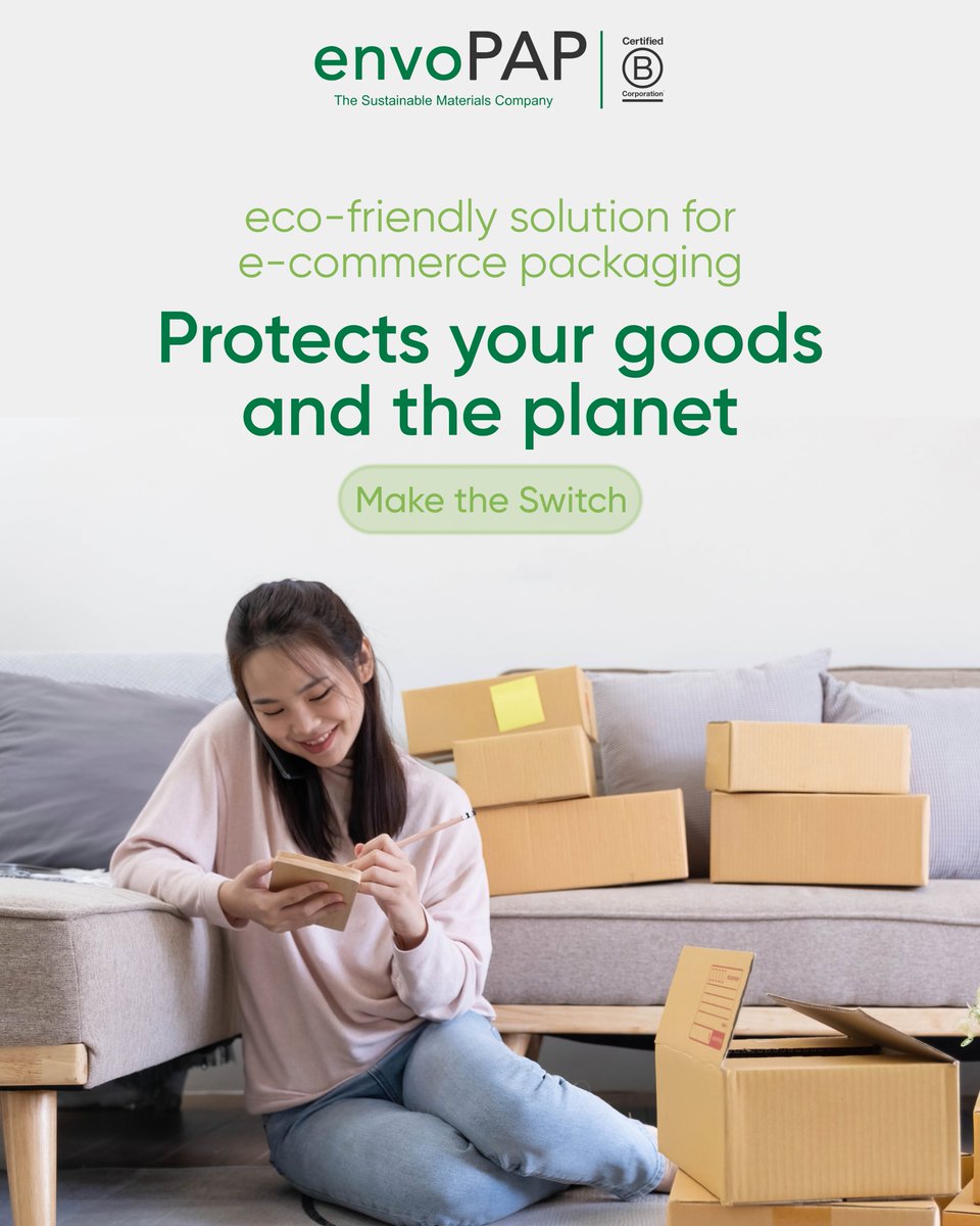 📦envoBOX – The #sustainable alternative to standard cardboard! Durable, biodegradable &amp; recyclable, it protects your products &amp; the planet. 🌍💚

Perfect for 📦 subscriptions, 🎁 hampers &amp; 🛍️ e-commerce.

🌿 Make the switch: zurl.co/7QdZr

#SustainablePackaging