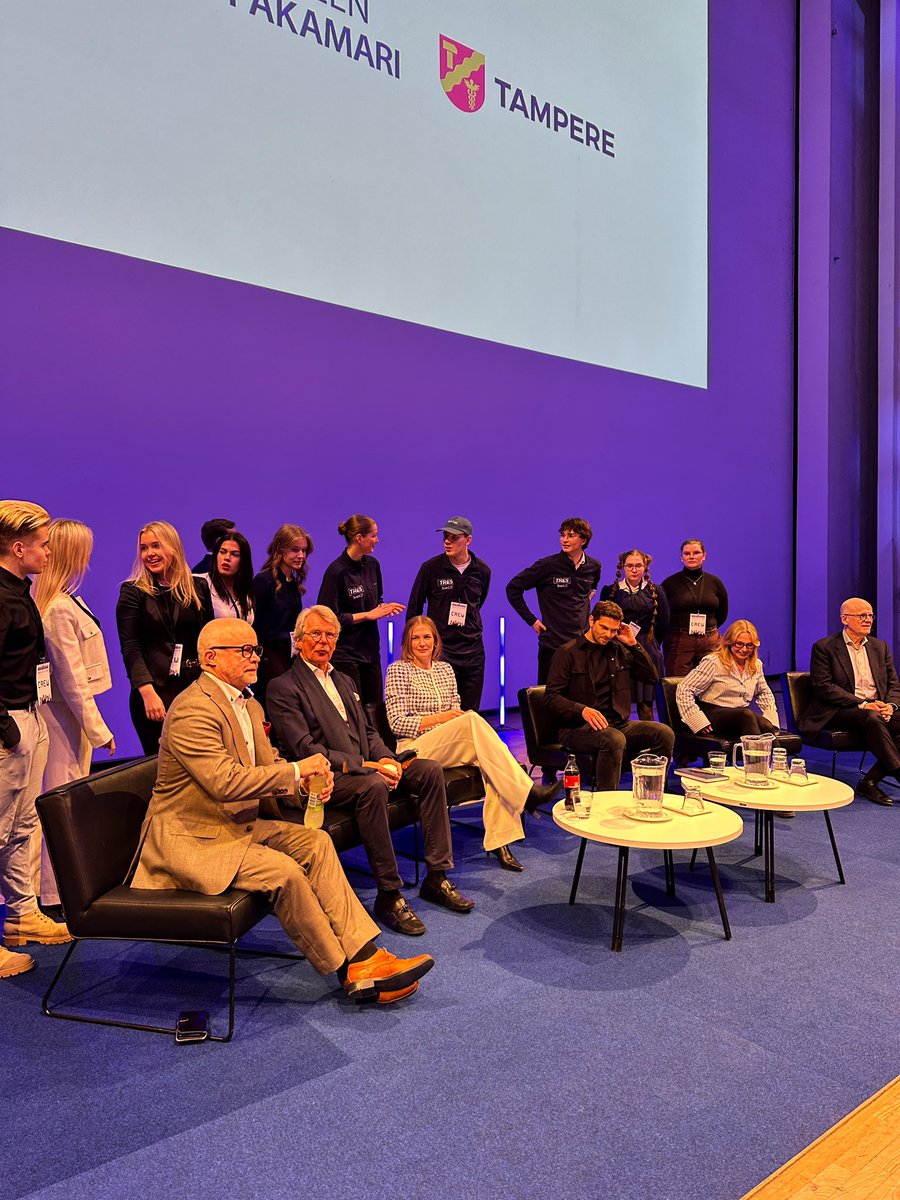 Yesterday, we tackled Finland’s economic challenges and explored potential solutions - thanks to fellow panelists <a href="/BjornWahlroos/">Björn Wahlroos</a>, @pauliinamart, Pia-Maria Nickström, <a href="/AkiKangasharju/">Aki Kangasharju</a>, <a href="/ahavasara/">Antti Vasara</a> and to
 <a href="/TampereES/">Tampere Entrepreneurship Society</a> for making it happen!