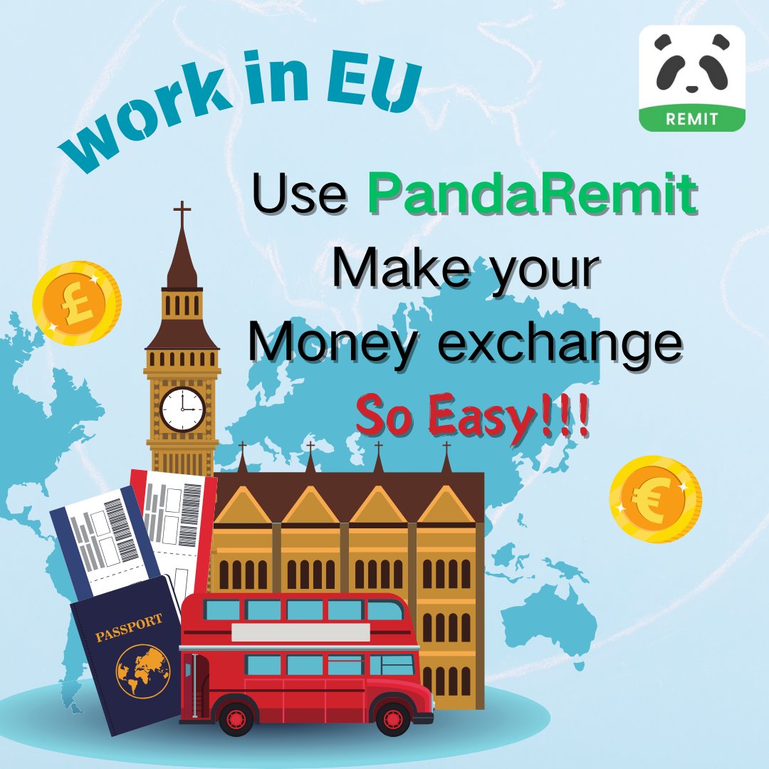 pandaremiteu's tweet image. Use Pandaremit make your money echange so easy!😍#pandaremit #eu #uk #moneytransfer #remit
