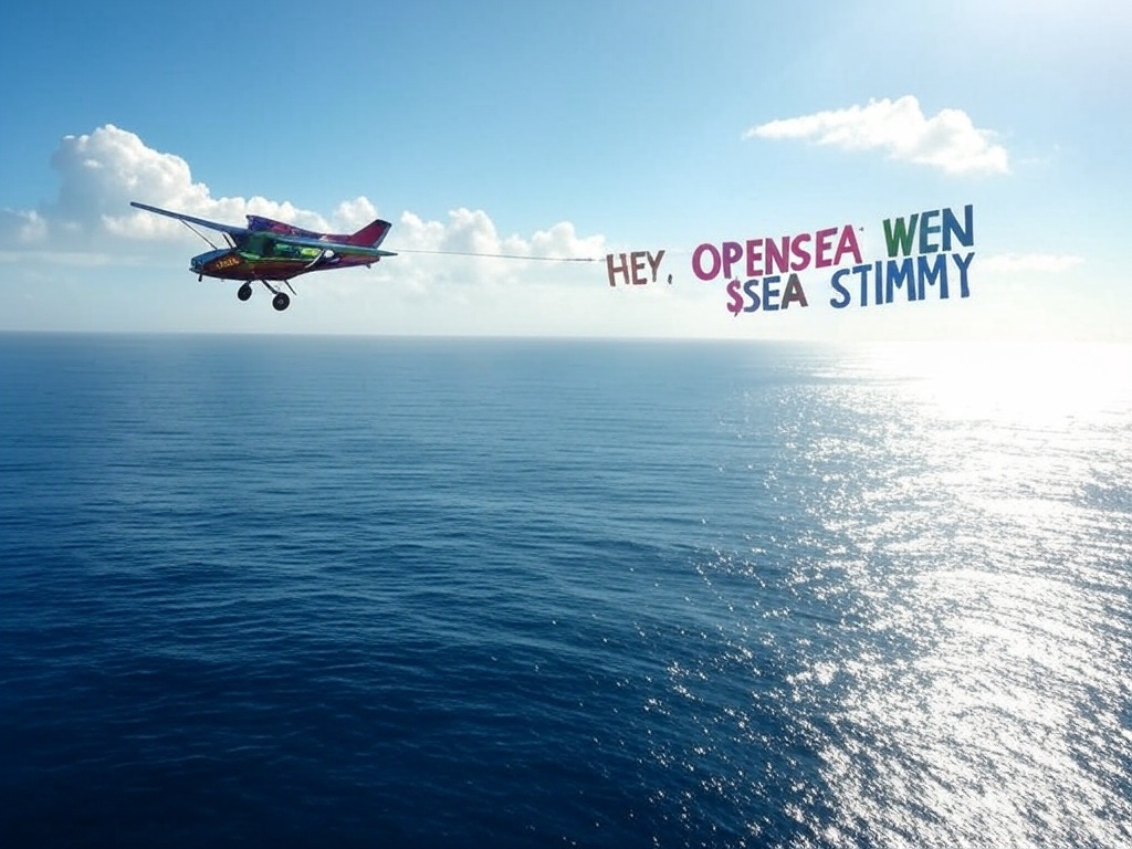 GM to all $SEA lurkers. I flew this high above #MiamiBeach.  <a href="/opensea/">OpenSea</a> <a href="/openseafdn/">OpenSea Foundation</a> 

(I made that up)