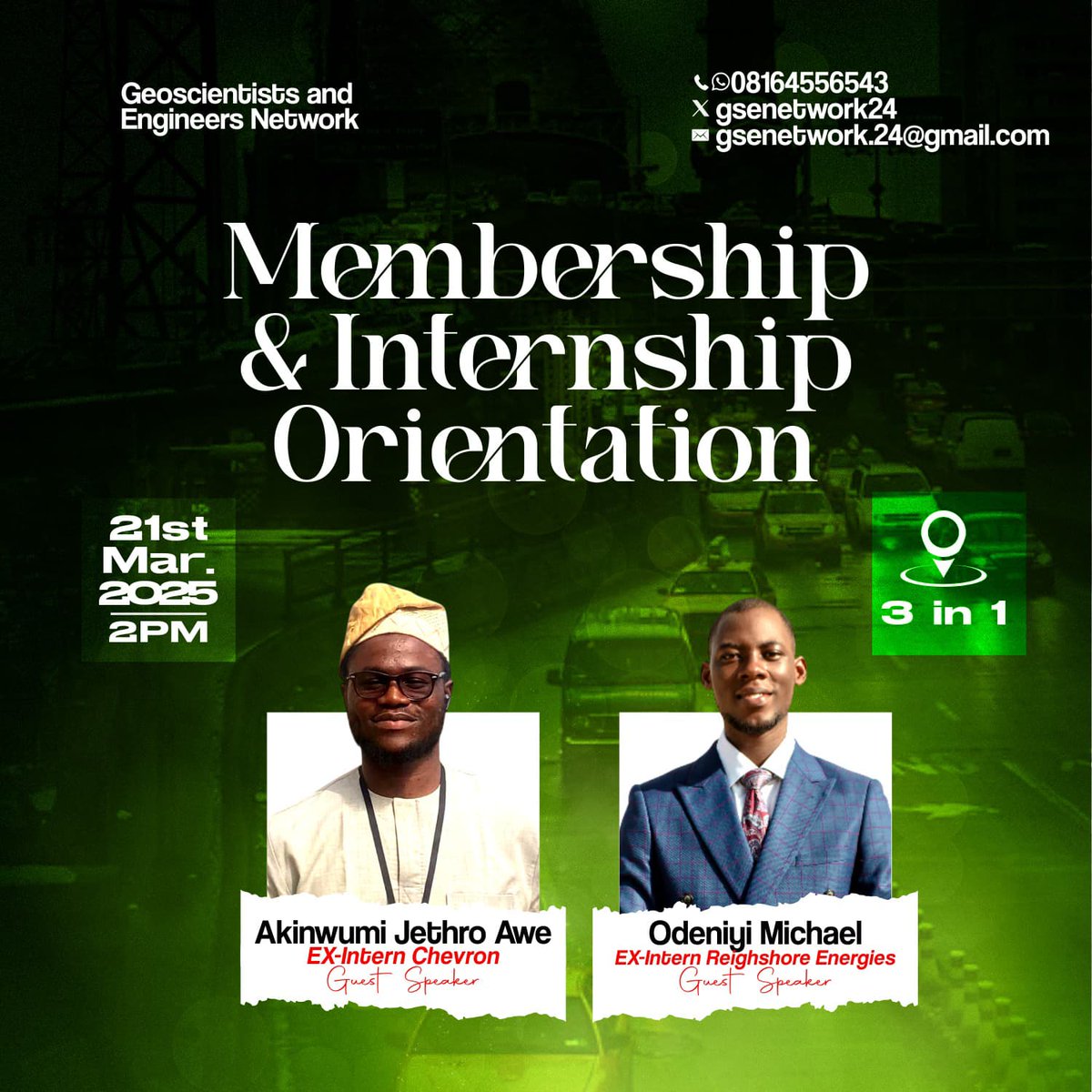 gsenetwork24's tweet photo. We are pleased to announce that our forthcoming Membership and Industrial Training Orientation will take place on Friday, the 21st of March, at the 3-in-1 Lecture Theatre.

Date: Friday, 21st March
Time: 2PM
Location: 3-in-1 Lecture Theatre

We look forward to your participation https://t.co/hEHz2pUgTG