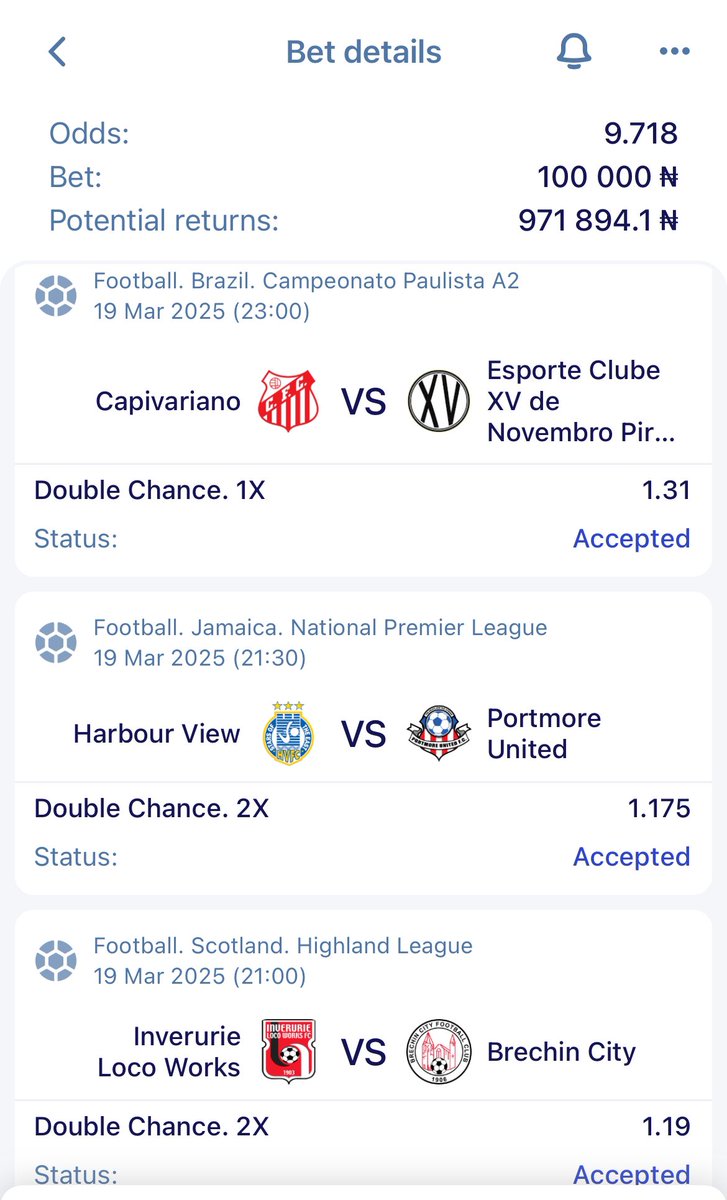 accuratepredicz's tweet photo. 9 & 47 odds on Paripesa🔥
-DZT19
-Q389Z
Enjoy a 100% welcome bonus on your first deposit when you sign up here 👇👇
👉https://t.co/eogJZqi4sP and Use Promocode ACCURATEPREDICT
#AccuratePredictTips https://t.co/ApecpyGdvw
