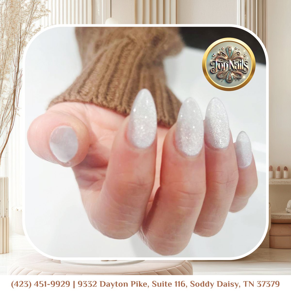 topnails_tn's tweet photo. 💅 Do you know how often you should get your nails done? Every 2-3 weeks is ideal to maintain their beauty and health.

*𝐁𝐨𝐨𝐤 𝐍𝐨𝐰: https://t.co/esxbGy0EXs
#TopNails #TopNailsTN #NailsalonTN #NailSalon #NailArt #NailDesigns #NailsOfInstagram #NailInspo #specialoffers https://t.co/l7jJSwr5zZ