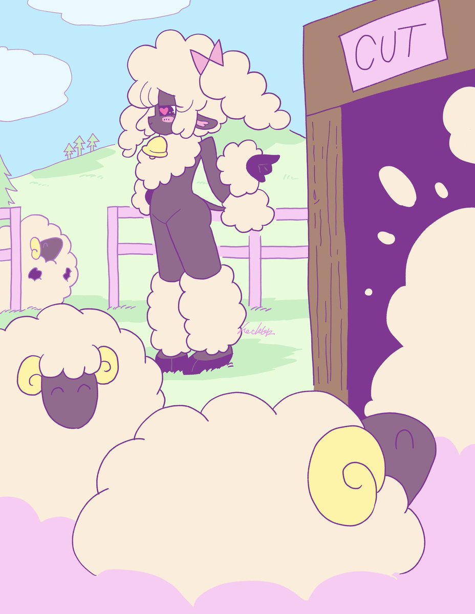 #poodle_sheep 