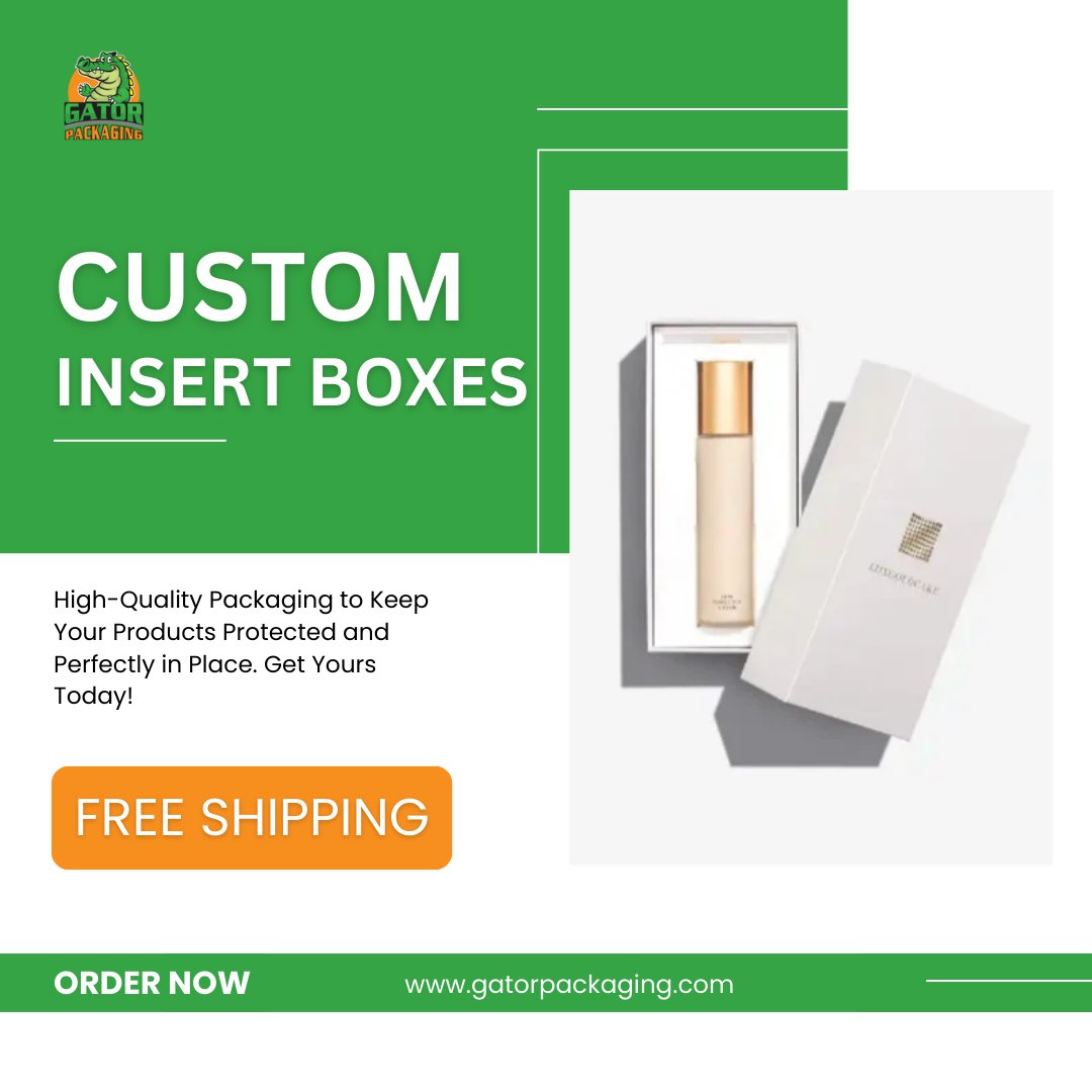 GatorPackaging's tweet image. Our Custom Insert Boxes provide perfect protection and a custom design! They ensure your products are secure and beautifully presented. We create inserts that fit perfectly. Promote your packaging today!

#CustomInsertBoxes #ProtectAndPresent #PremiumPackaging #GatorPackaging